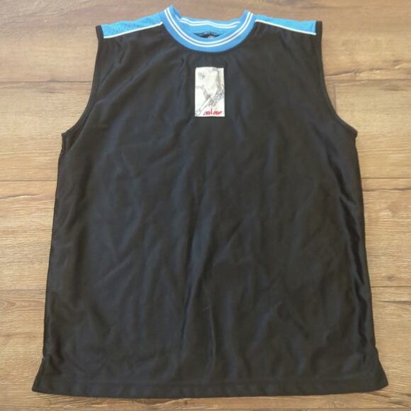 VTG And1 Men's XL Sleeveless Shiny Jersey Carmelo Basketball NBA Nuggets Y2K - Picture 1 of 8
